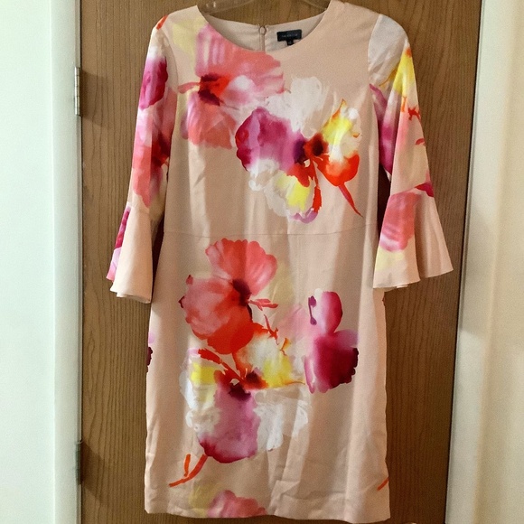 NWOT The Limited Floral Pink Dress Sz 14 Summer Dress - Picture 1 of 1